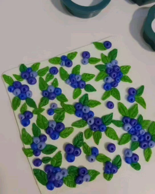 Polymer clay slab technique