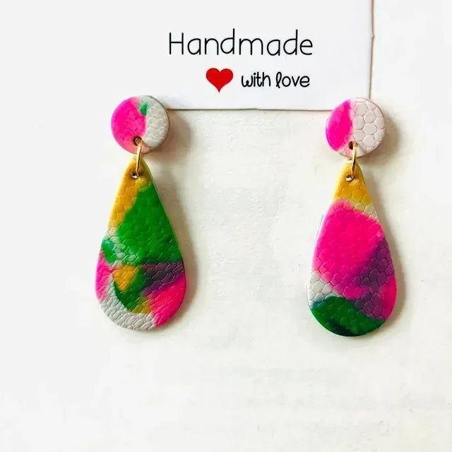 Handmade Polymer Clay Earrings