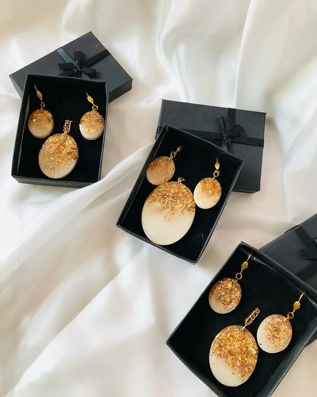 Elevate your style with our breathtaking Gold Opals