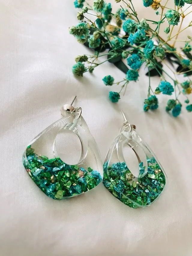 Crafted with care, made with love Turquoise & green